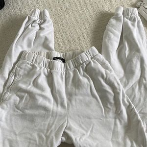 Brandy Melville white sweats